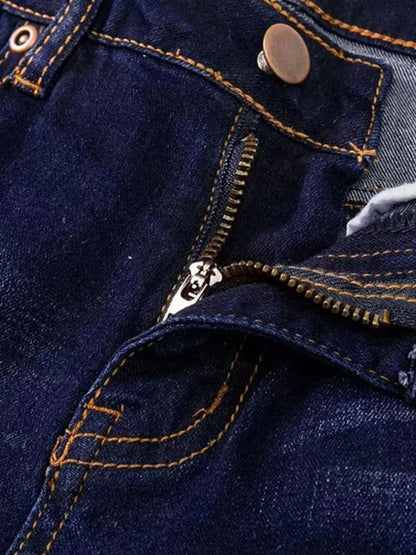 Hazel Blues® | Wash Flare Jeans with Pockets