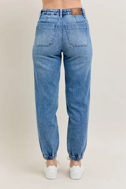 Hazel Blues® | Judy Blue High Waist Denim Jogger