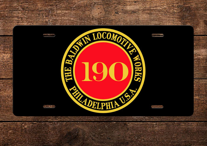 East Tennessee & Western NC RR (ET&WNC) #190 Number Plate License Plate