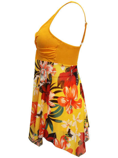 Hazel Blues® |  Printed Wide Strap Two-Piece Swim Set