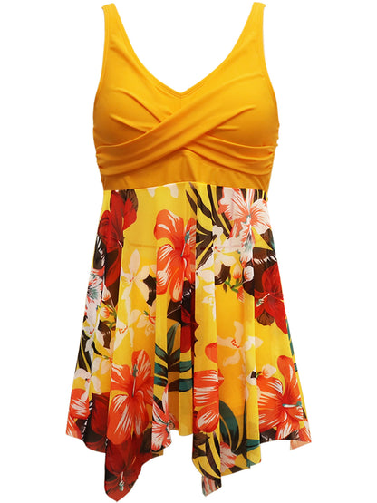 Hazel Blues® |  Printed Wide Strap Two-Piece Swim Set