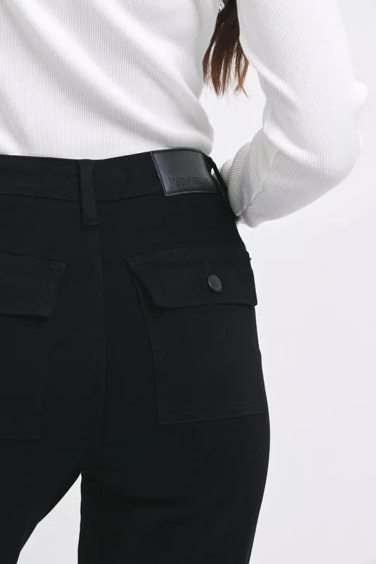 Hazel Blues® | Judy Blue High Waist Cargo Cuffed Jogger