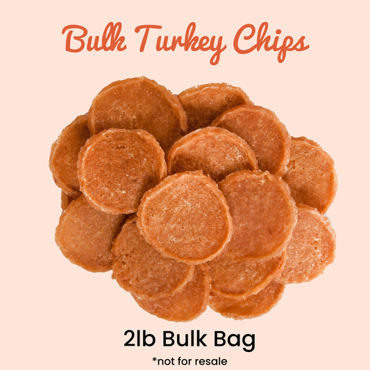 Farm to Pet Bulk Turkey Chips Natural Dog Treats – 2 lb - Dog.Dog.Cat.