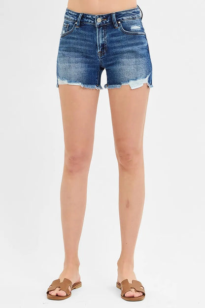Hazel Blues® |  RISEN Low Rise Pikaboo Lining Shorts