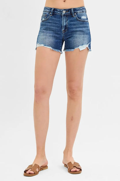 Hazel Blues® |  RISEN Low Rise Pikaboo Lining Shorts
