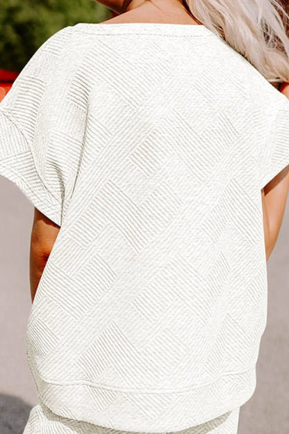 Hazel Blues® |  Short Sleeve Top and Pants Set
