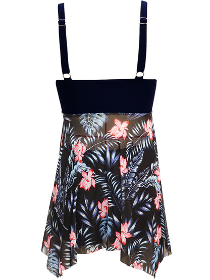 Hazel Blues® |  Printed Wide Strap Two-Piece Swim Set
