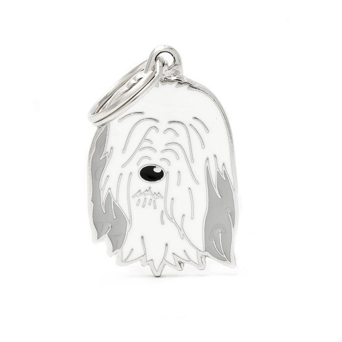 Friends Bearded Collie ID Tag - MyFamily - Dog.Dog.Cat.