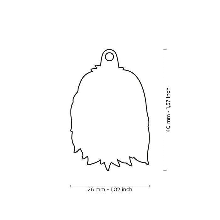 Friends Bearded Collie ID Tag - MyFamily - Dog.Dog.Cat.