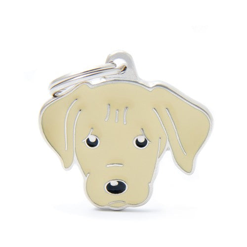 Friends Cream Labrador ID Tag - MyFamily - Dog.Dog.Cat.