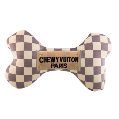 Haute Diggity Dog Chewy Vuiton Bones Squeaker Dog Toy - Dog.Dog.Cat.