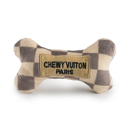 Haute Diggity Dog Chewy Vuiton Bones Squeaker Dog Toy - Dog.Dog.Cat.