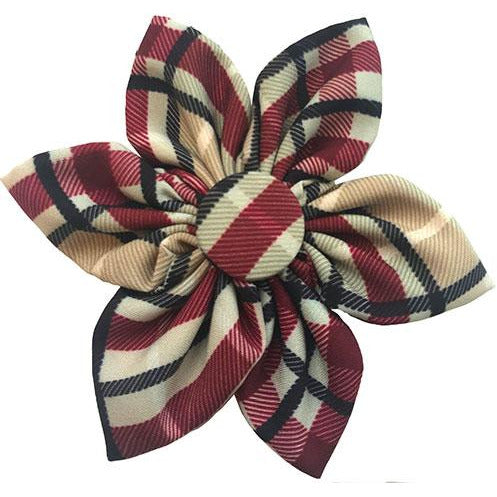Huxley & Kent - Tan Plaid Pinwheel