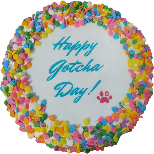 K9 Granola Factory - Donut Shop, Happy Gotcha Day Granola Cake Cake Dog Treat - Dog.Dog.Cat.