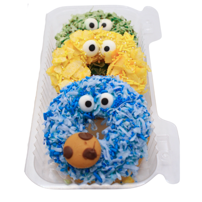 K9 Granola Factory - Gourmet Donut, Monster Mutts Sunny Daze Doggie Donuts - Dog.Dog.Cat.