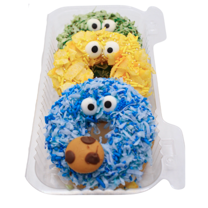 K9 Granola Factory - Gourmet Donut, Monster Mutts Sunny Daze Doggie Donuts - Dog.Dog.Cat.