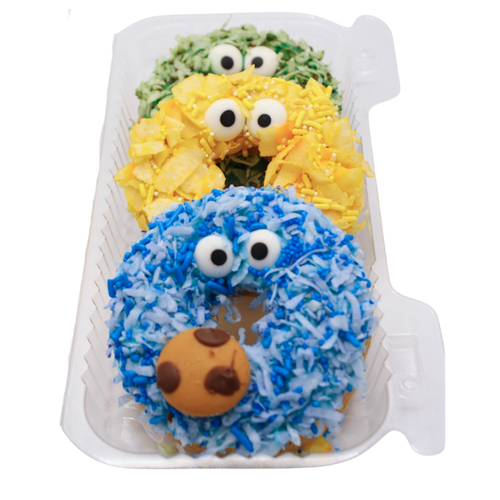 K9 Granola Factory - Gourmet Donut, Monster Mutts Sunny Daze Doggie Donuts - Dog.Dog.Cat.