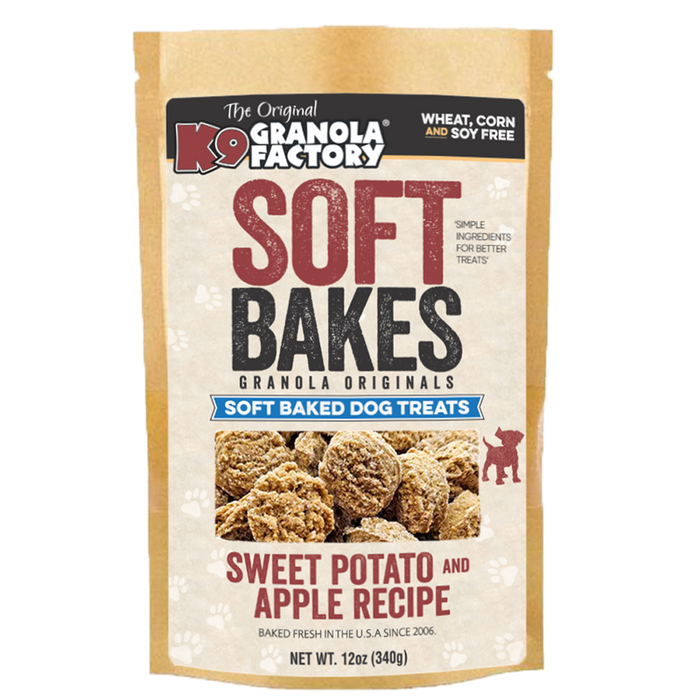 K9 Granola Factory Soft Bakes — Sweet Potato & Apple Dog Treats