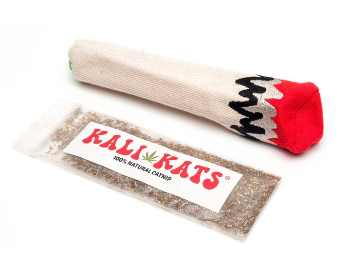 Dooby's Dog Toys - Hemp Cat Nip Joint w/ cat nip - Dog.Dog.Cat.