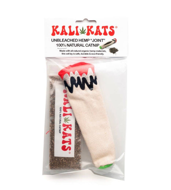 Dooby's Dog Toys - Hemp Cat Nip Joint w/ cat nip - Dog.Dog.Cat.
