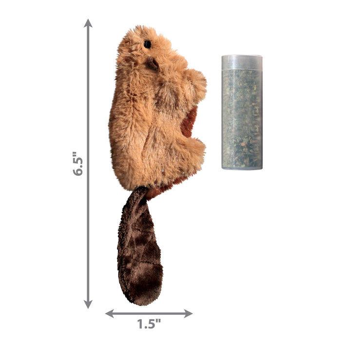 Pet Palette Distribution - KONG® Refillables Beaver Cat Toy - Dog.Dog.Cat.