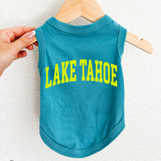 Lake Tahoe Premium Cotton Mineral Basic Pet Tank