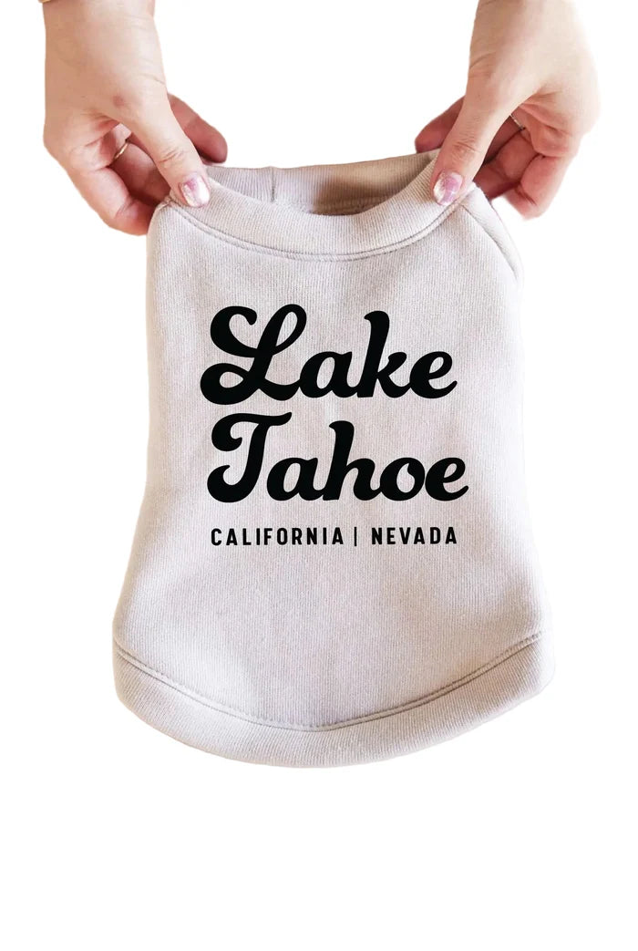 Lake Tahoe Sweatshirt - Tahoe Blue - Dog.Dog.Cat.