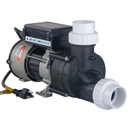 LINGXIAO 0.75HP Spa & Whirlpool Bathtub Pump 110-120V | 77GPM | LX Motor | Model WCA75