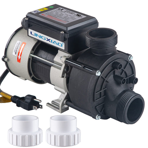 LINGXIAO 0.75HP Spa & Whirlpool Bathtub Pump 110-120V | 77GPM | LX Motor | WCH75