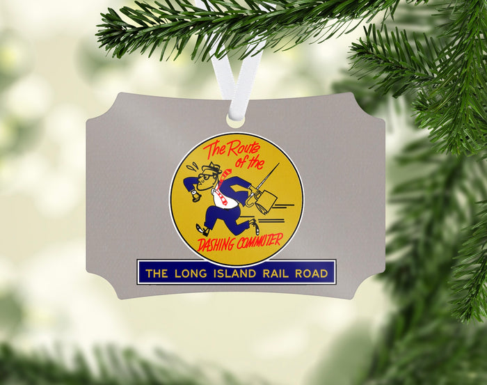 Long Island Rail Road Dashing (Dan) Commuter Ornament