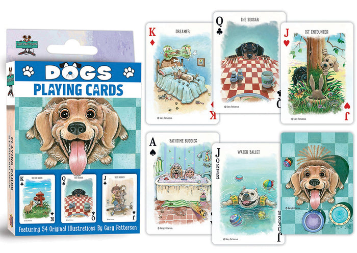 Masterpieces Puzzles - Dogs Playing Cards by Gary Patterson