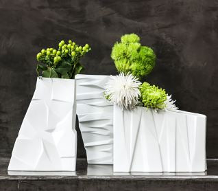 MATRIX LARGE VASE IN WHITE