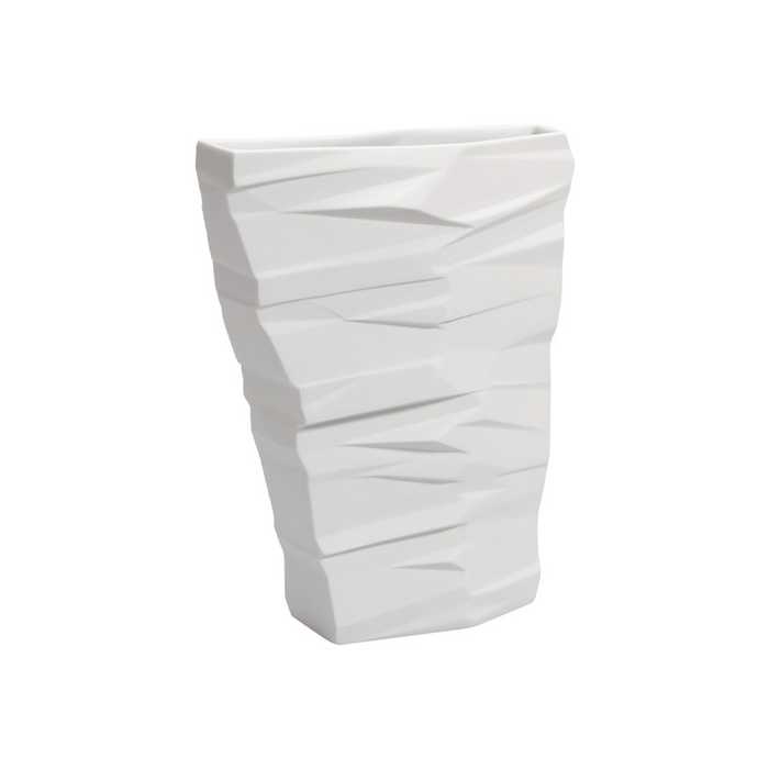 MATRIX TALL LARGE VASE IN WHITE