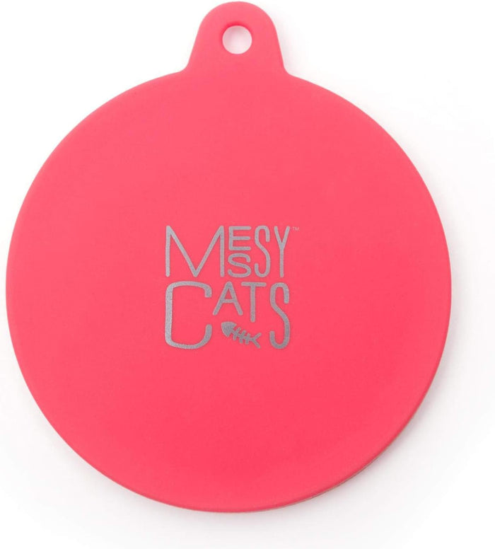 Messy Cat Can Cover - Reusable Silicone Lid for Pet Food Cans, Leakproof Mess Protector - Dog.Dog.Cat.