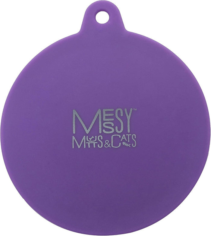 Messy Cat Can Cover - Reusable Silicone Lid for Pet Food Cans, Leakproof Mess Protector - Dog.Dog.Cat.