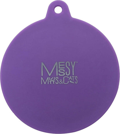 Messy Cat Can Cover - Reusable Silicone Lid for Pet Food Cans, Leakproof Mess Protector - Dog.Dog.Cat.