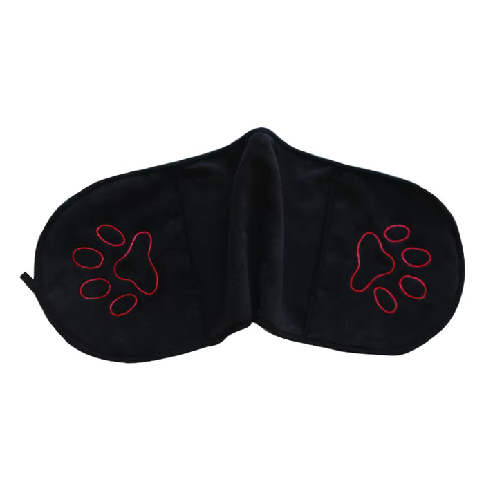 Microfiber Dog Drying Towel with Hand Pockets - Dog.Dog.Cat.