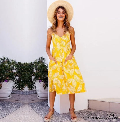 Polka Dot Striped Backless Midi Dress