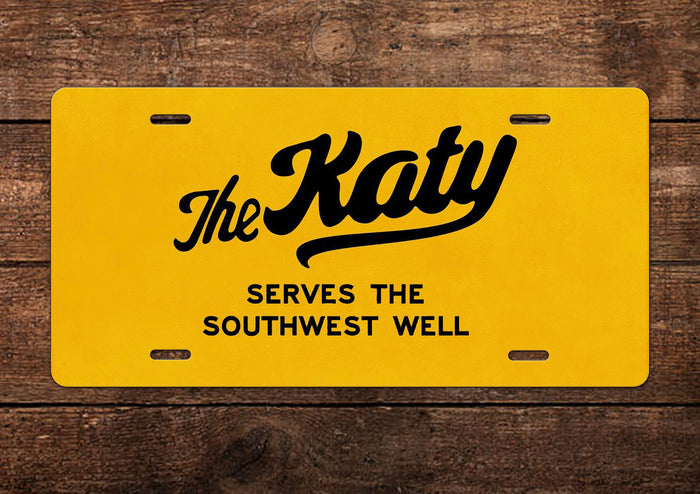 Missouri, Kansas, Texas Railroad - The Katy - License Plate