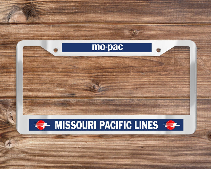 Missouri Pacific Lines (Mo-Pac) Chrome License Plate Frame