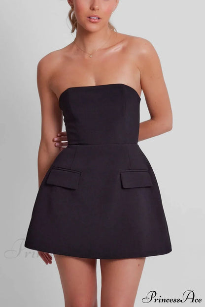 Neckline Ultimate Stylish Strapless Dress