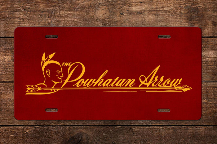 Norfolk & Western (N&W) - Powhatan Arrow - License Plate