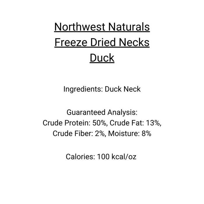 Northwest Naturals - Freeze Dried Necks for Pets