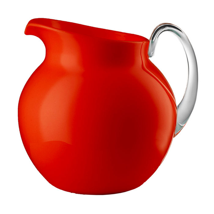 PALLA GLAZED PITCHER IN RED