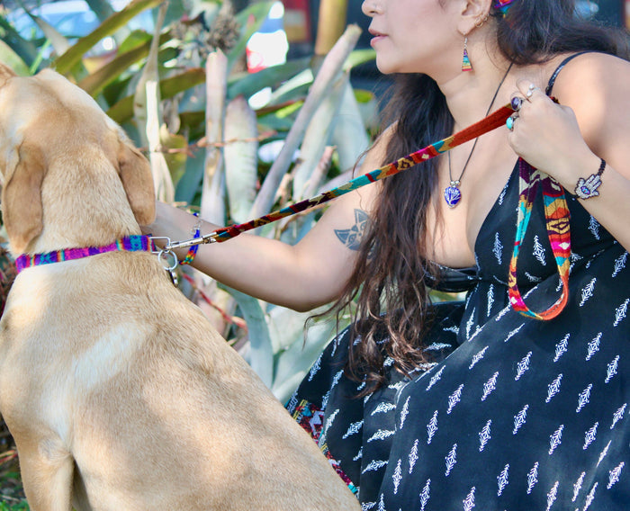 Pichincha - Tribal Pattern Ecuadorian Pet Dog Leash - Dog.Dog.Cat.