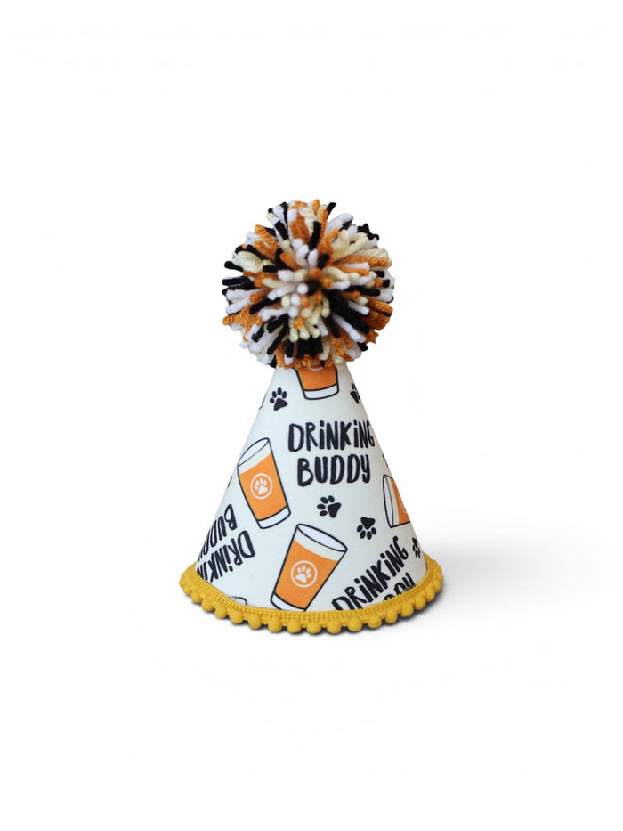 Pup Party Hats – Beer Buddy Dog Hat | Handcrafted Dog Party Hat