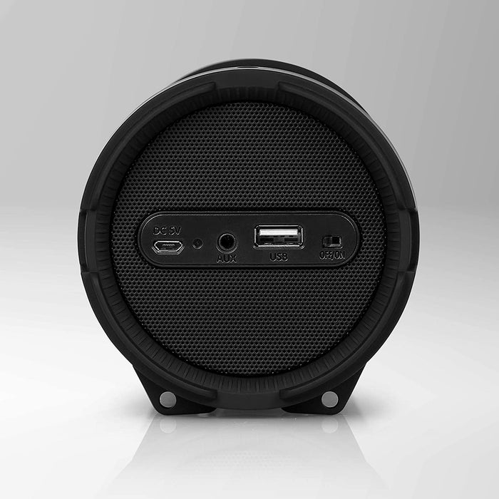 Pyle Surround Portable Bluetooth Speaker Boombox Stereo System, MP3/USB/FM Radio with Auto-Tuning
