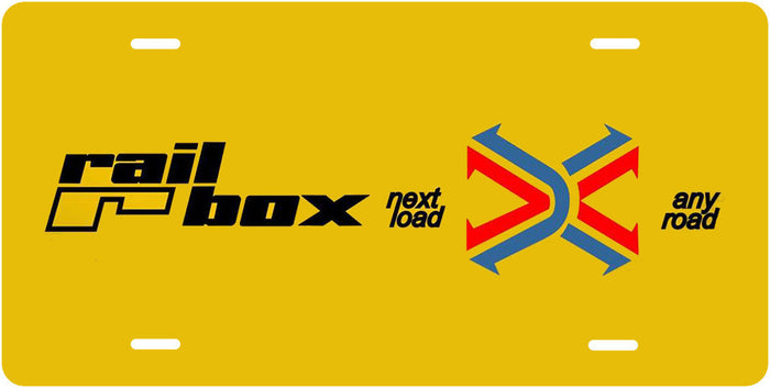 RailBox License Plate