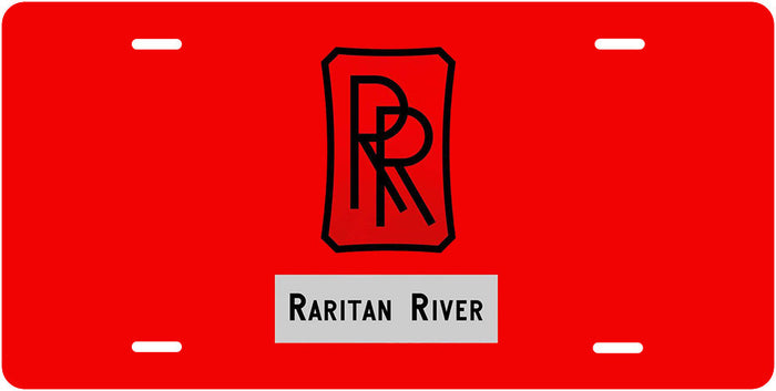Raritan River Rail Road License Plate