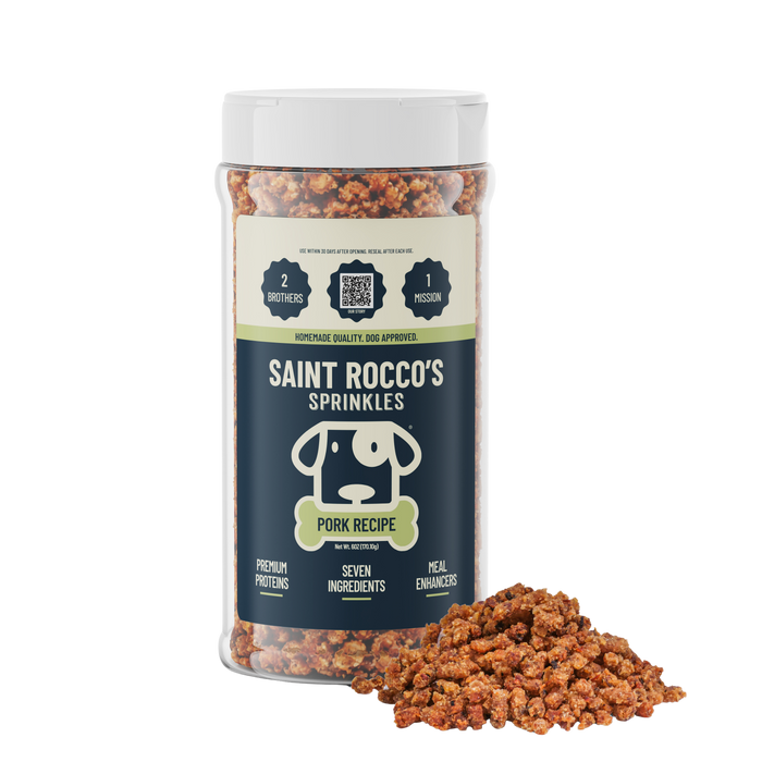Saint Rocco's Treats - Pork Sprinkles - 8 pack - Dog.Dog.Cat.